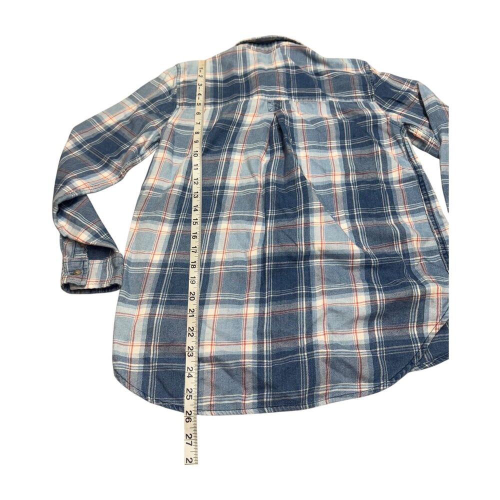 American Eagle Outfitters Shirt Men's S Multicolor Plaid Boyfriend Fit Button-Up - Picture 5 of 7